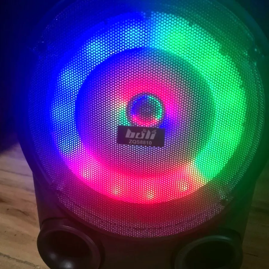 Портативная колонка Boli ZQS8810 с подсветкой