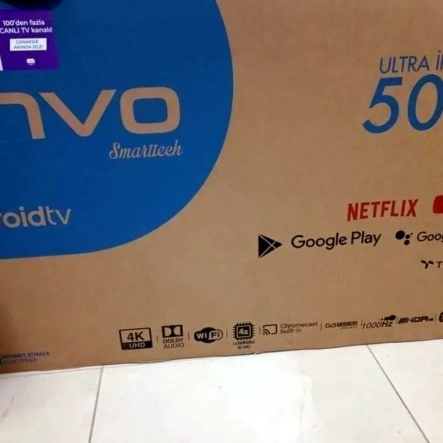 Телевизор 50 дюймов 4K Ultra HD Smart LED