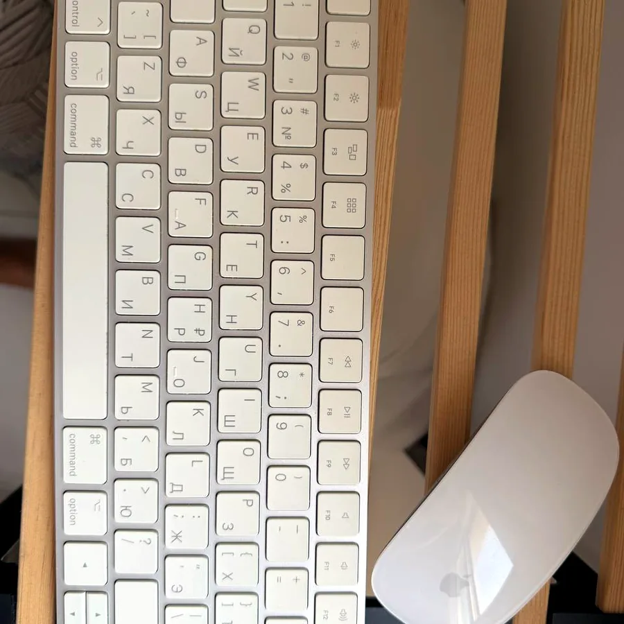 Magic Keyboard и Magic Mouse, состояние 4+