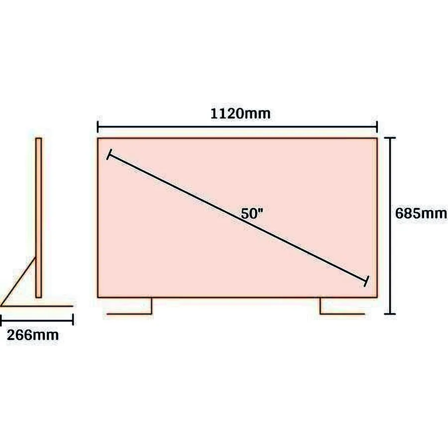 Телевизор 50 дюймов 4K Ultra HD Smart LED