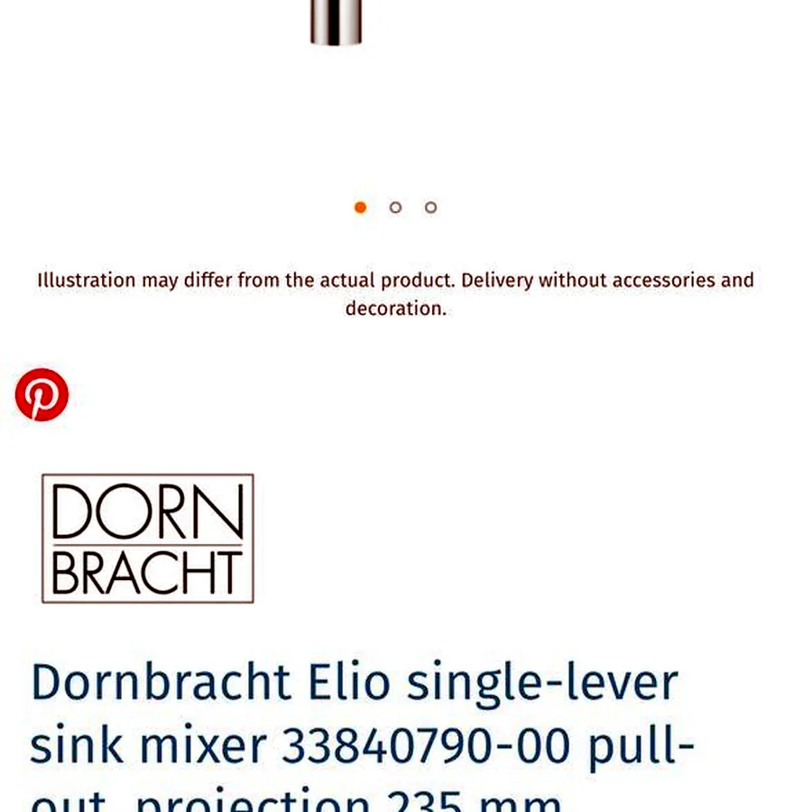 Кухонный кран DornBracht, почти новый