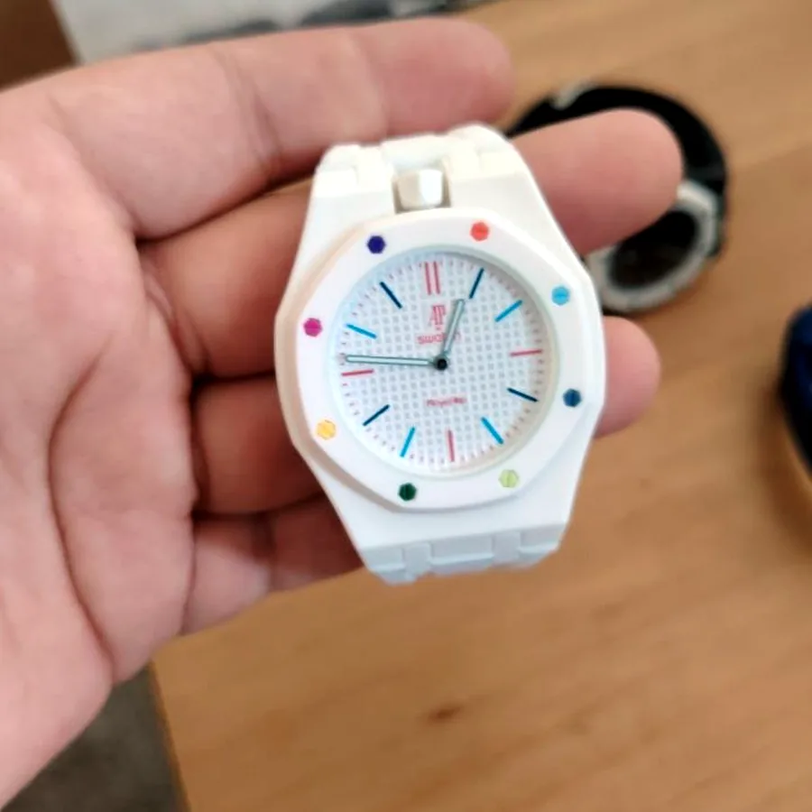 Часы-трансформеры AP x Swatch, 4 цвета