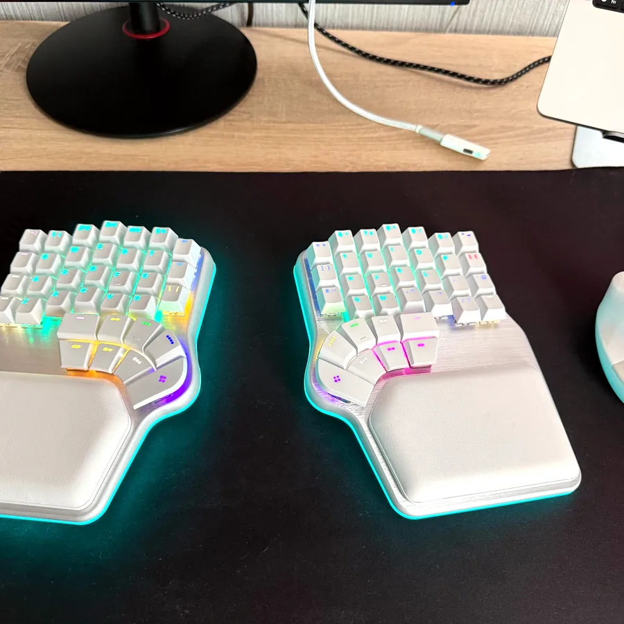 Клавиатура Dygma Defy Silver, беспроводная