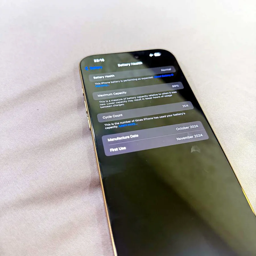 iPhone 16 Pro Max 256GB, батарея 99%