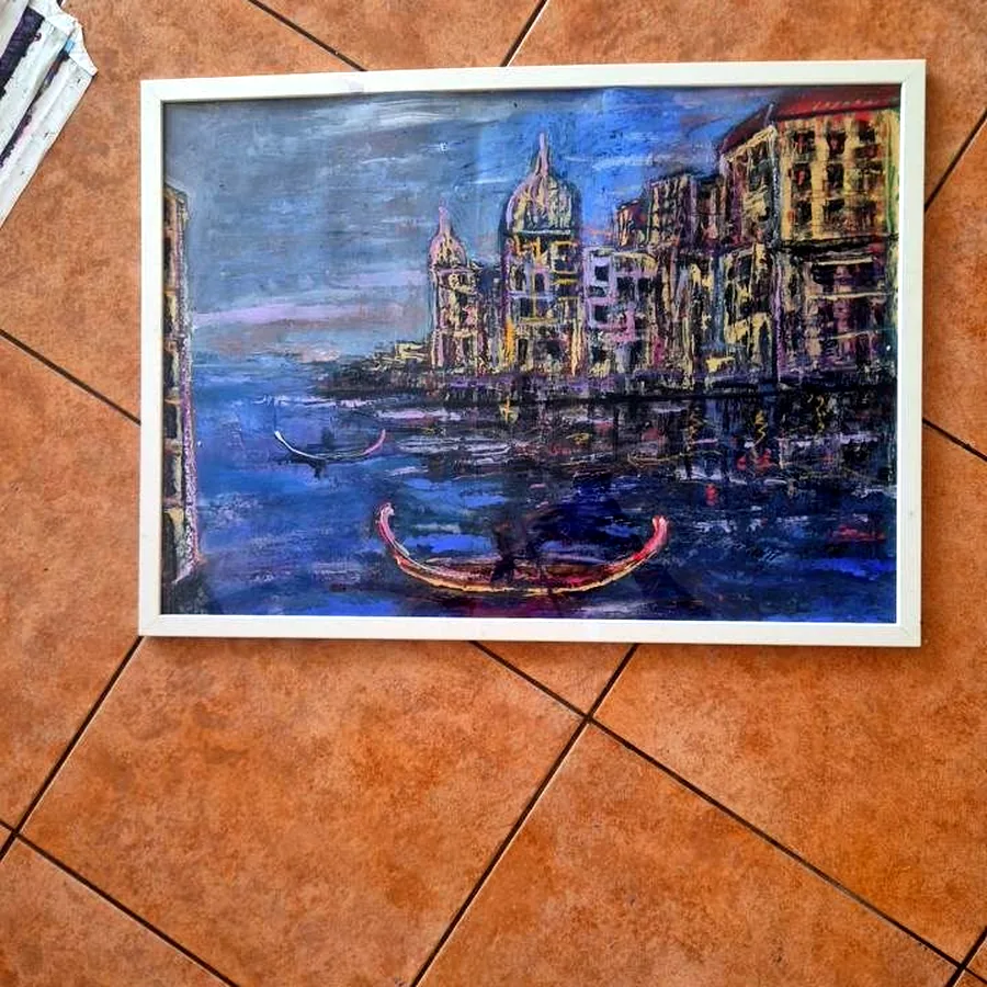 Картина Венеция акрилом 50x70, Михаил Абрам