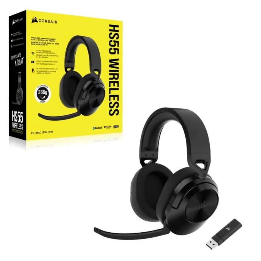 Corsair HS55 Wireless Gaming Headset, новая