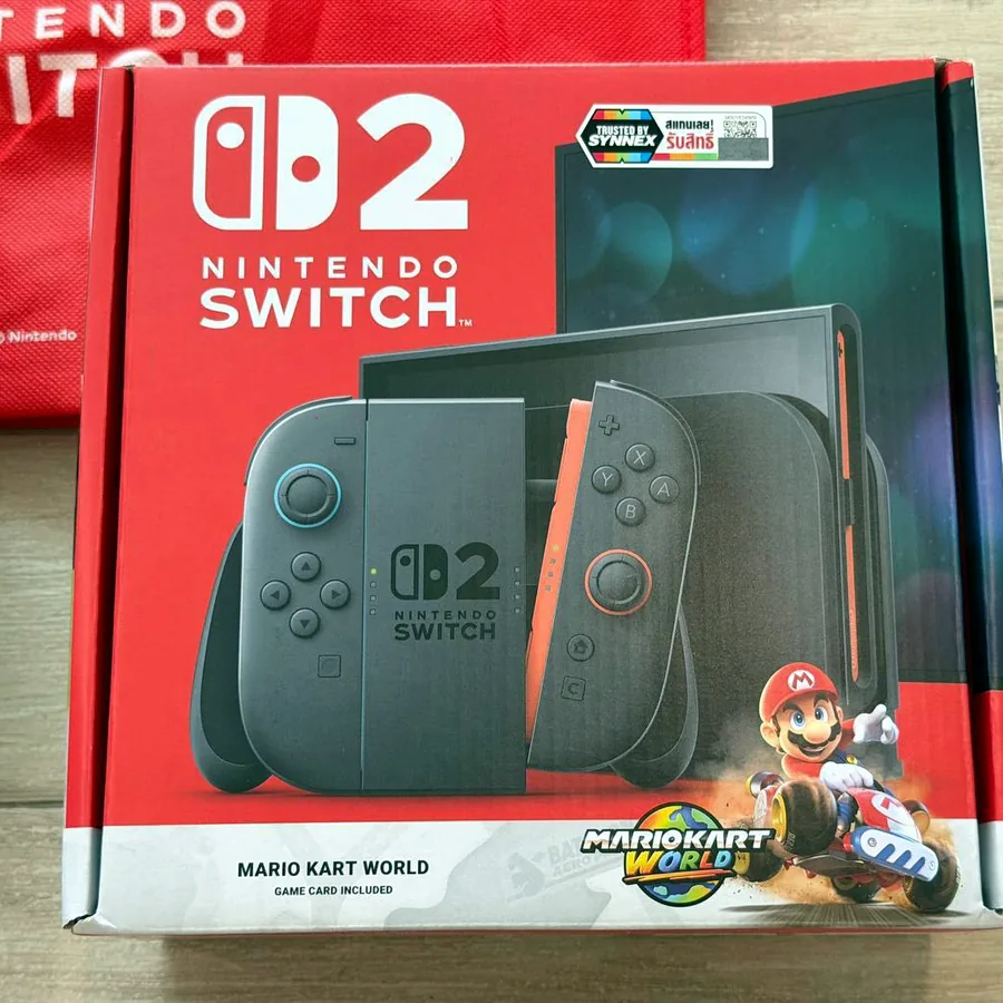Nintendo Switch 2 с игрой Mario Kart