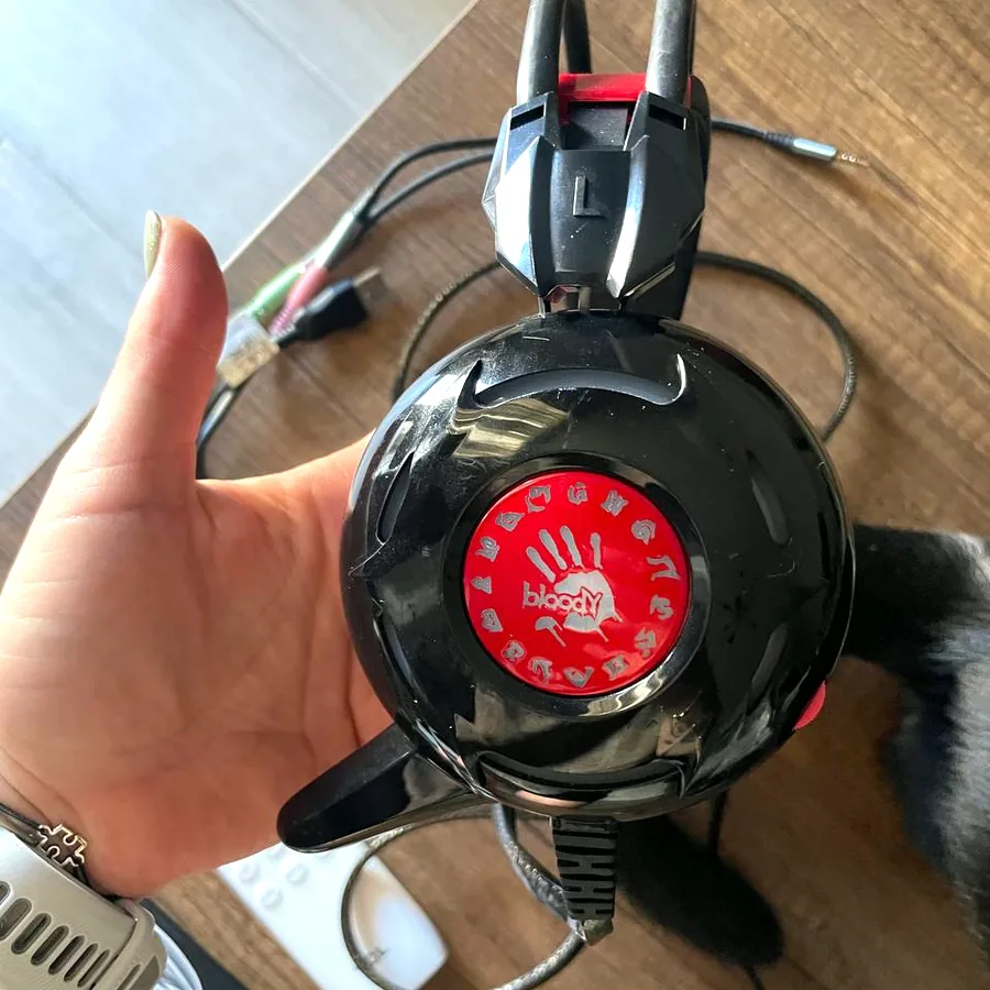 Наушники A4Tech Bloody G300 с микрофоном